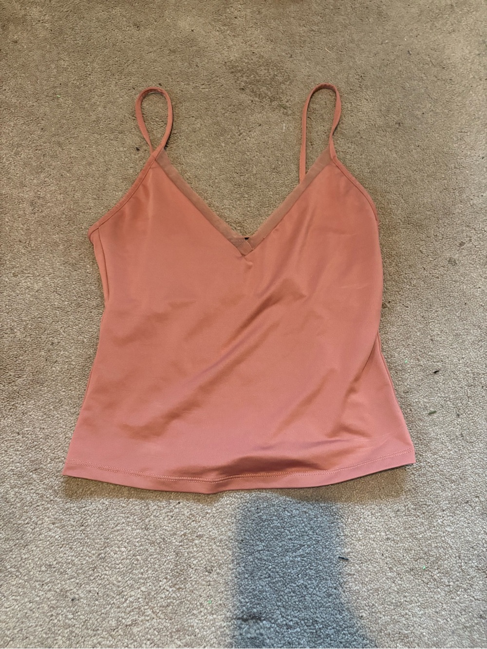 Zara Rose-Mauve Spaghetti Strap Cami